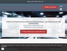 Tablet Screenshot of horeca-service.be